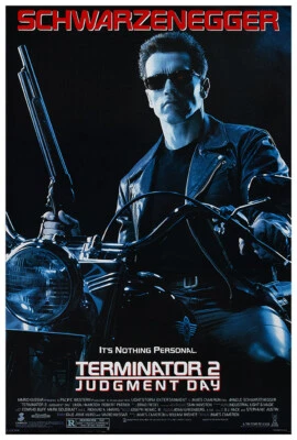 Terminator 2 - Judgement Day - Movie Poster - Arnold Schwarzenegger - US Version - Image 1 of 4