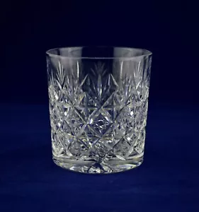 Vaso de whisky/vaso de cristal Thomas Webb ""WELLINGTON"" 7,8 cm (3"") de alto - 1er - Imagen 1 de 1