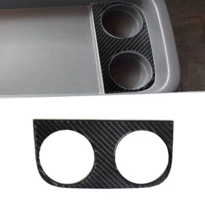 For Honda Odyssey 2005-10 Carbon Fiber Rear Water Cup Holder Panel Cover Trim - Picture 1 of 11