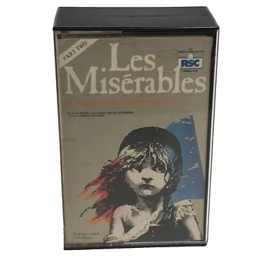 Les Miserables Part One & Two Cassettes 1985 Soundtracks & Musicals - Image 1 of 4