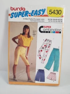 Burda Super Easy 5430 Size 8/10-12/14-16/18 Cut Complete - Picture 1 of 1