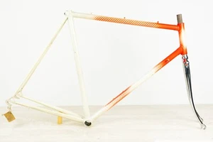 NOS DAZZAN VINTAGE FRAME SET 57 56 ROAD BIKE STEEL GIPIEMME BICYCLE CLASSIC RED - Picture 1 of 19