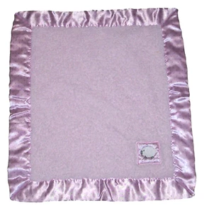 Giggle Baby Rosa Sherpa Lamm Babydecke Grau Tupfen Satinborte 14x17" - Bild 1 von 2