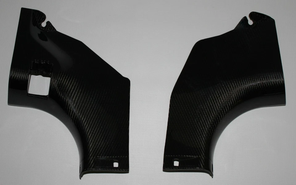 Alféizares de puerta Mitsubishi Lancer Evolution / Evo X (delanteros lejanos) - 100 % fibra de carbono Foto 1 de 4