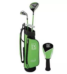 PGA Tour G1 Kids Golf Set (3 Clubs, 5 Pieces) Ages 3-5, Heights 3'6" - 4'1" - Picture 1 of 10