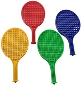 Garden Plastic Tennis Bats Set / Swingball Bats / Plastic Rackets - Picture 1 of 1