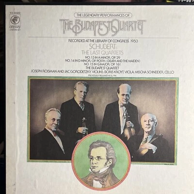 SCHUBERT - The Last String Quartets BUDAPEST QUARTET - EX+ Vinyl Records 3LP BOX - Image 1 of 4