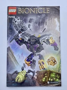 LEGO Bionicle (70789) ~ MANUAL DE INSTRUCCIONES Solo Libro ~ Maestro de la Tierra - Imagen 1 de 1