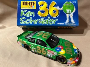 Ken Schrader #36 M&M's/Green 2000 Grand Prix 1:24 Clear Window Bank Diecast #874 - Picture 1 of 11