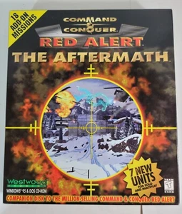 Command & Conquer Red Alert - The Aftermath Expansion USA PC RARE BIG BOX SEALED - Picture 1 of 6