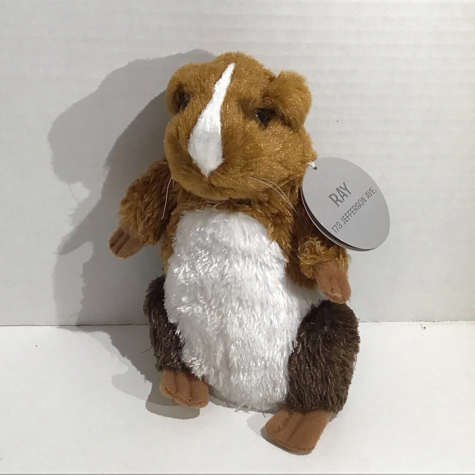 2002 Ray Hamster Bean Bag 7" Blockbuster Applause With Name Tag Plush RARE