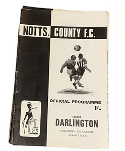 NOTTS COUNTY V DARLINGTON - DIVISION FOUR - 21/10/1970 - Picture 1 of 1