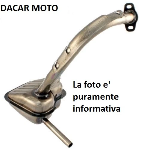 Silenciador Piaggio Vespa 50cc No Homologada 137655 RMS 100751000 - Imagen 1 de 1