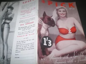 1956 glamour stockings magazine SPICK No 32 cover girl donna williams pony lang - Picture 1 of 7