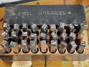Antique Steel Alphabet Punch Set - Picture 1 of 8