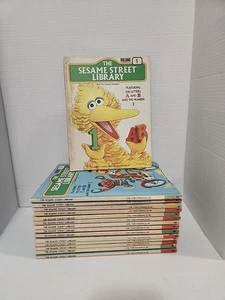 The Sesame Street Library 1 - 15 Complete Set Hardcover Children Books Vintage  - Picture 1 of 9
