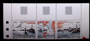 St. PIERRE & MIQUELON Sc 846 NH STRIP OF 2007 - LIGHTHOUSES - (WS25) - Picture 1 of 1