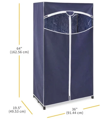 Armario de ropa Whitmor 36 pulgadas - Armario portátil de doble puerta (cantidad 2) Foto 1 de 3