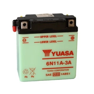 MS-172BB270C2 BATTERIA YUASA 6N11A-3A </88 CORSARO 125 MOTO MORINI 6V/11AH GT 06 - Foto 1 di 1