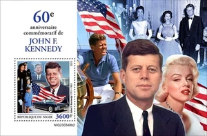 Nigeria - 2023 President John F. Kennedy - Stamp Souvenir Sheet - NIG230348b2 - Picture 1 of 1