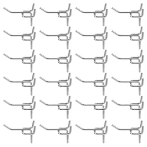 50 PIEZAS Ganchos para Tablero de Herramientas Tablero de Clavijas Garaje Pared Organizador Perchas - Imagen 1 de 12