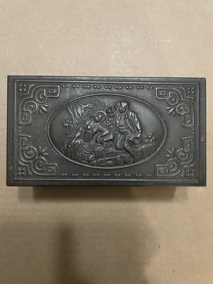 Vintage Antimony & Wooden Handcrafted Ardath 222 Cigarettes Ad Box - Image 1 of 4