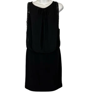 SCARLETT Little Black Cocktail Party NWT Rhinestone Whimsigoth Goth Dress sz 4 - Picture 1 of 9