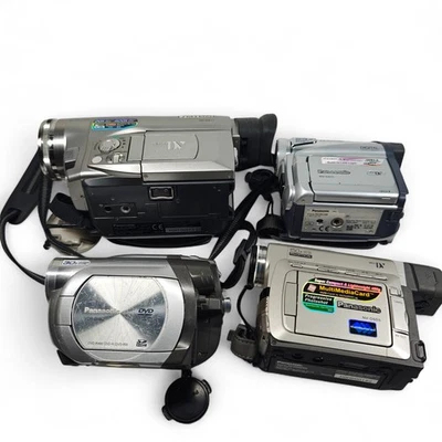 4x Panasonic Camcorders Job Lot MiniDV Cameras NV-DS55 VDR-D160 NV-DS11 NV-GS11 - Image 1 of 3
