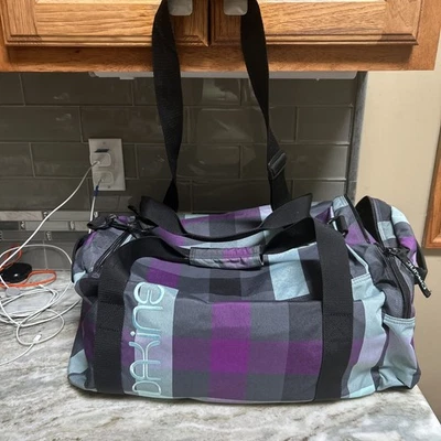 Dakine Duffle 31L Bag Plaid Design Hand Straps+Shoulder Strap Zip 20x10 Ski Snow - Image 1 of 4