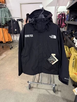 全新! North Face 男式防水 Gore-Tex 黑色夹克! XXL 码 — 第 1/4 张图片