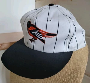 Vintage 90s Baltimore Orioles Promo Ryland Throwback SnapBack Hat Cap White - Picture 1 of 10