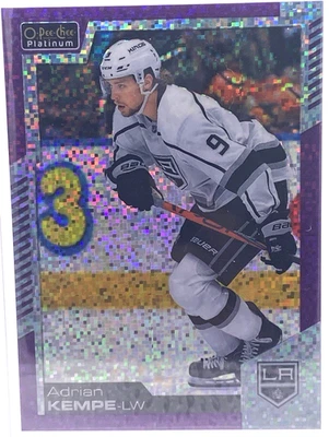 2020-21 O Pee Chee Platinum #58 Adrian Kempe Violet Pixels /399 - Image 1 of 4