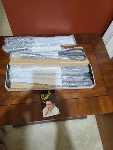 Emeril Lagasse 7 Slot 8 Piece Knife Block Utensils Cutlery Natural Wood W/knives - Picture 1 of 8