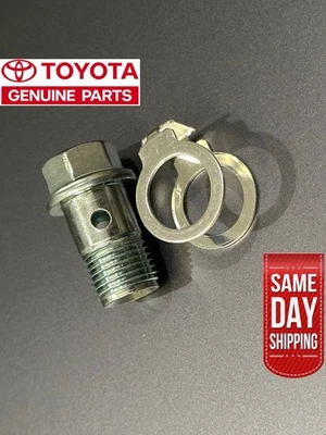 OEM POWER STEERING PUMP PRESSURE HOSE LINE BANJO BOLT ENGINE TOYOTA AVALON 05-12 - Image 1 of 4