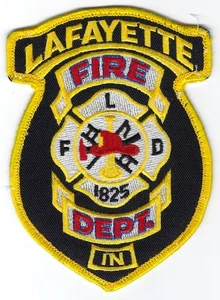 INDIANA - Lafayette Fire Dept.  [ Shoulder Patch ] - Picture 1 of 1