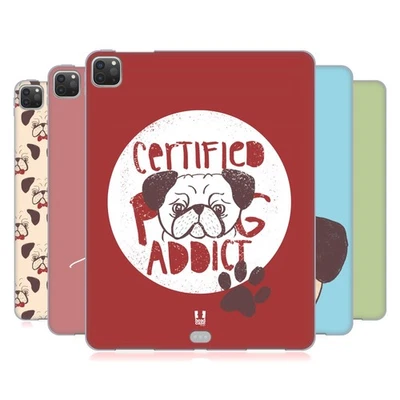 HEAD CASE DESIGNS PUG PRINTS SOFT GEL CASE FOR APPLE SAMSUNG KINDLE - Image 1 of 4