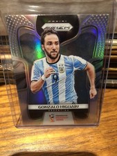 2018 Panini Prizm World Cup HOLO SILVER Prizm #5 Gonzalo Higuain - Argentina