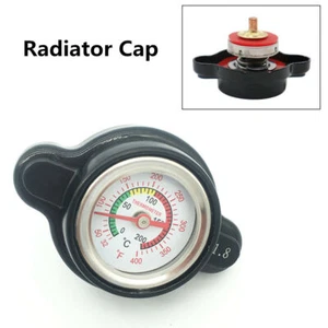 1.8 High Pressure Radiator Cap With Temperature Gauge For 2 &4 Stroke Motorcycle - Picture 1 of 8