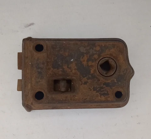 Antique Cast Iron Rim Surface Door Lock With Night Latch Cover