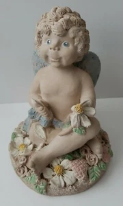 United Design Angel Babies QUILTY CUPID & FLOWER AB003 Cherub - Picture 1 of 4