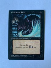 MtG *German* Dark Ritual LP Revised Black Border FBB Magic the Gathering Card
