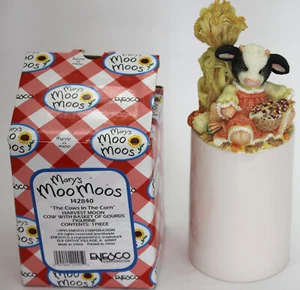 Figura MOO MOOs Enesco MARY LAS VACAS EN EL MAÍZ 142840 1995 De colección con caja - Imagen 1 de 8