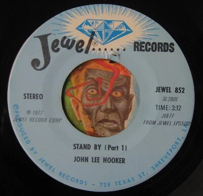 HEAR John Lee Hooker 45 Stand by JEWEL 852 R&B blues EX - Image 1 of 2