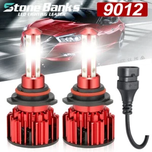 4-sides 9012 LED Headlight Bulb kit High Low Beam 6000K Super Bright power white - Picture 1 of 8