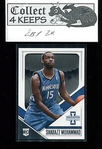 2013-14 Innovation Clear View #96 Shabazz Muhammad RC (Timberwolves) #'d 148/199 - Picture 1 of 2