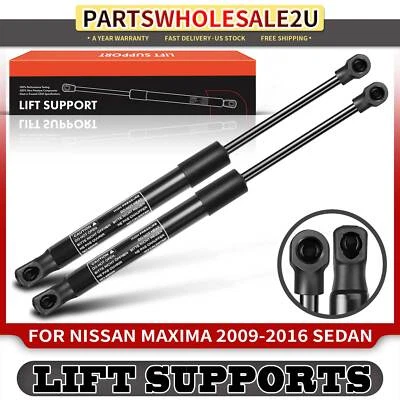 Amortiguadores de elevación de maletero trasero 2 piezas para Nissan Máxima 09-16 sedán sin alerón Foto 1 de 4