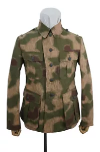 Túnica de campo alemana Heer Marsh Sumpfsmuster 44 camuflaje M40 de la Segunda Guerra Mundial solamente XS - Imagen 1 de 4