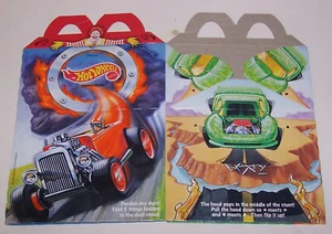 McDonald's Hot Wheels 1995 caja de comida feliz vintage - Imagen 1 de 2