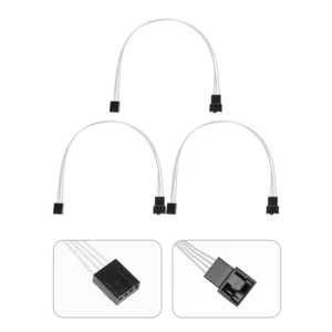 3 PCS Computer Cable Hub Motherboard Fan Power Extension Converter for Case - Afbeelding 1 van 12