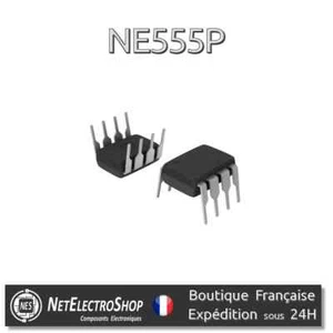 1x Circuit intégré NE555 NE555P, Timer. DIY, Arduino, Pi. - Picture 1 of 1